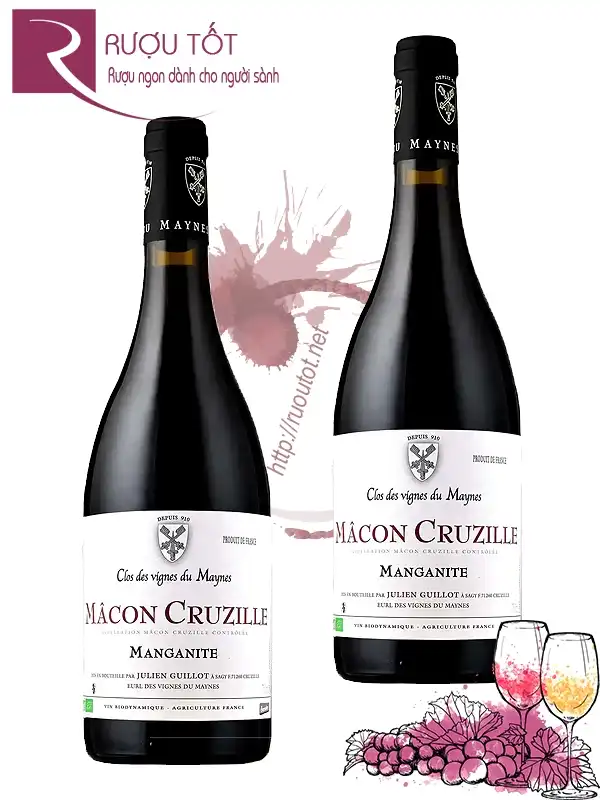 Rượu Clos des Vignes du Maynes Macon Cruzille Manganite