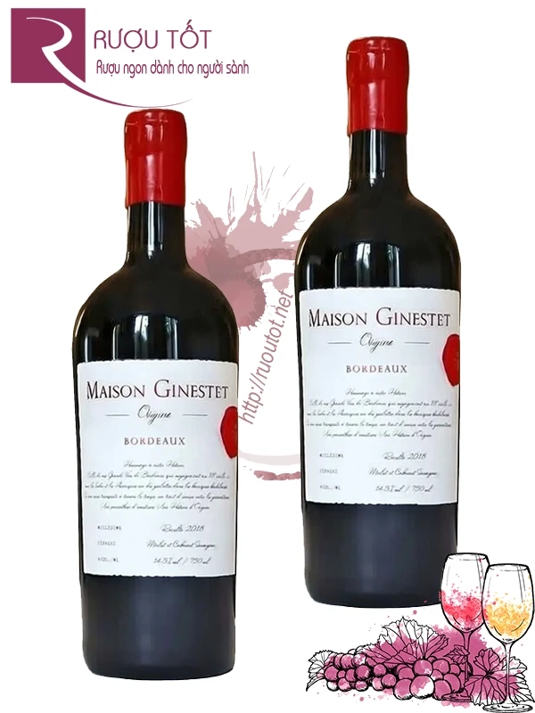 Rượu vang Maison Ginestet Origine Bordeaux