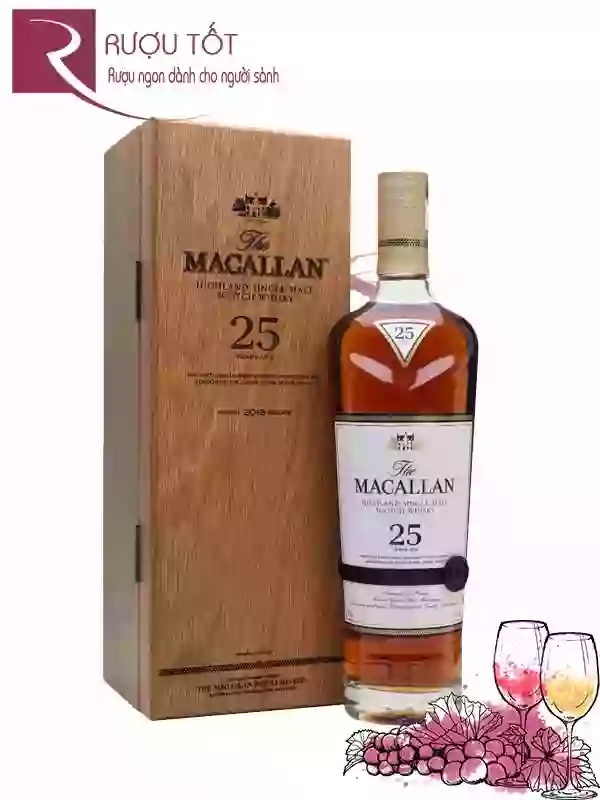 Rượu Macallan 25 Sherry Oak 700ml