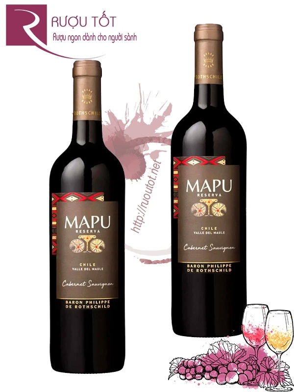 Rượu Baron Philippe de Rothschild Mapu Reserva Merlot