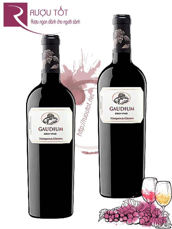 Rượu Vang Gaudium Marques de Caceres Rioja