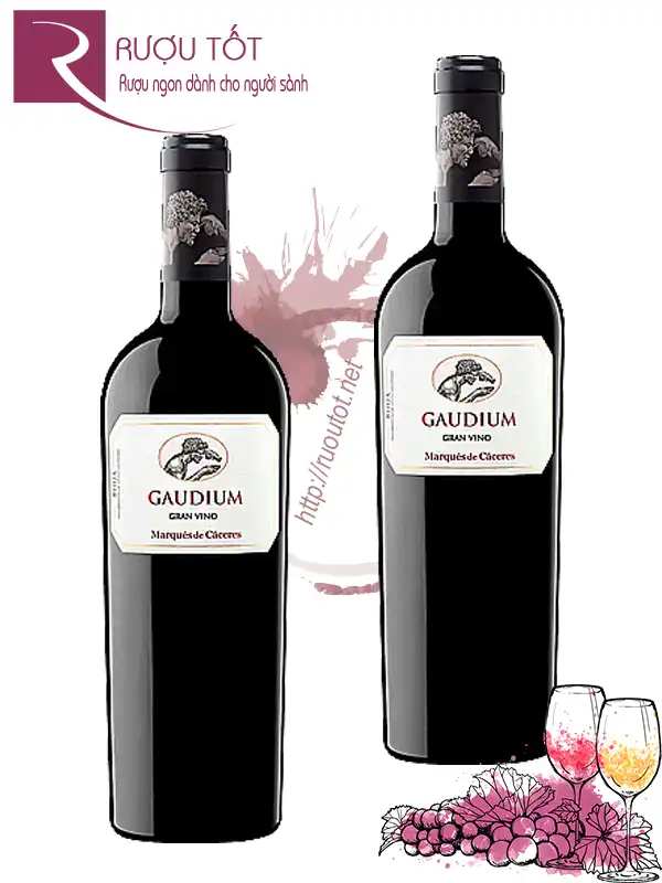 Rượu Vang Gaudium Marques de Caceres Rioja
