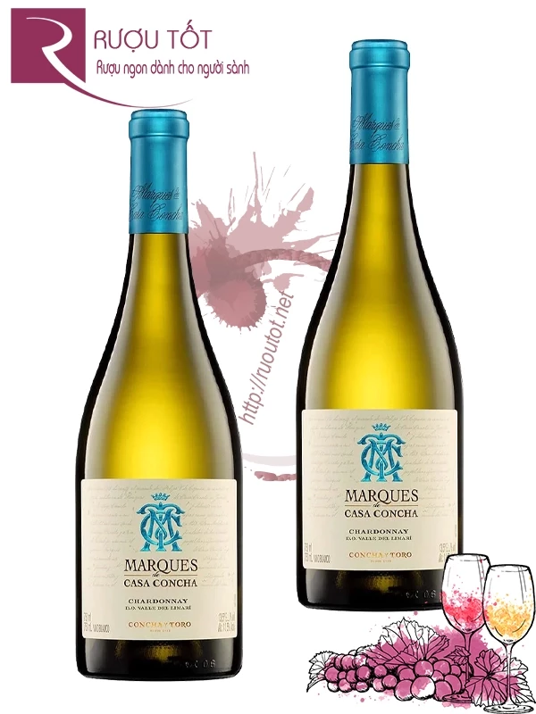 Vang Chile Concha y Toro Marques de Casa Concha Chardonnay Limari Valley