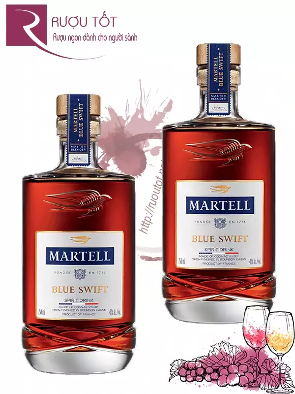 Rượu Martell Blue Swift 750ml