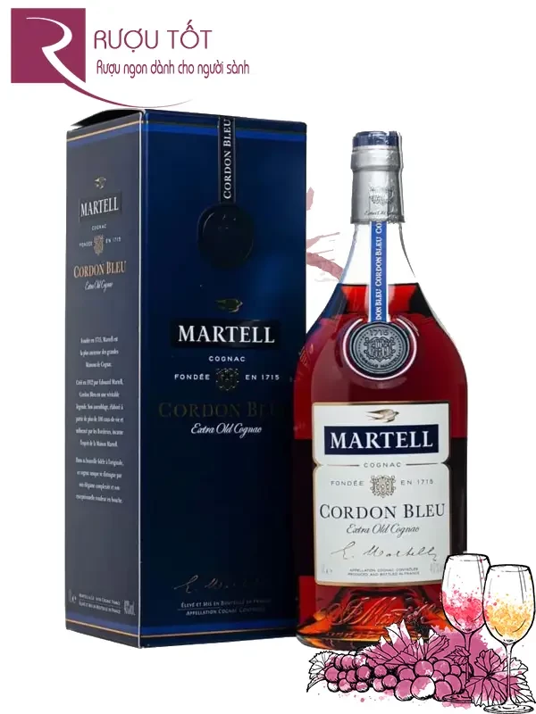 Rượu Martell Cordon Bleu 1000ml