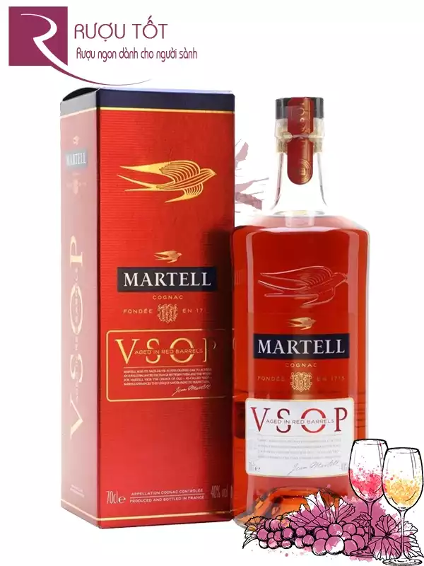 Rượu Martell Vsop Red Barrel