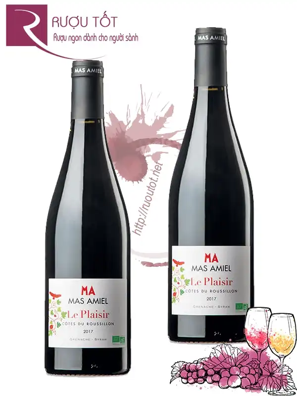 Vang Pháp Mas Amiel Le Plaisir Cotes du Roussillon