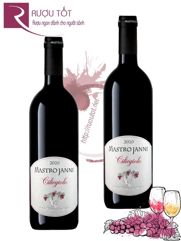 Vang đỏ Mastrojanni Ciliegiolo Rosso di Toscana