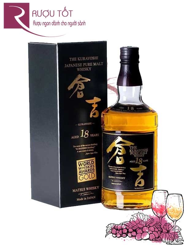 Rượu The Kurayoshi Malt Whisky 18