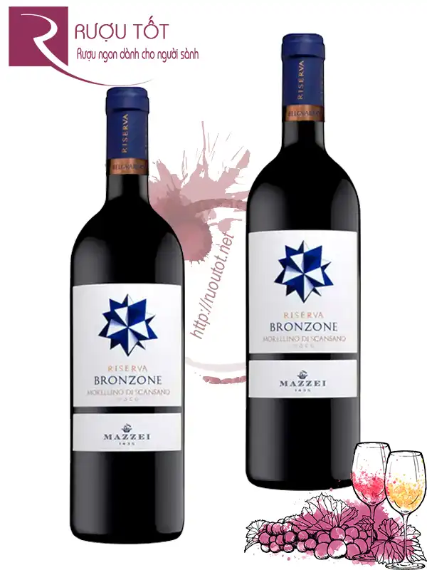 Rượu vang Mazzei Brozone Morelline Di Scansano Riserva DOCG