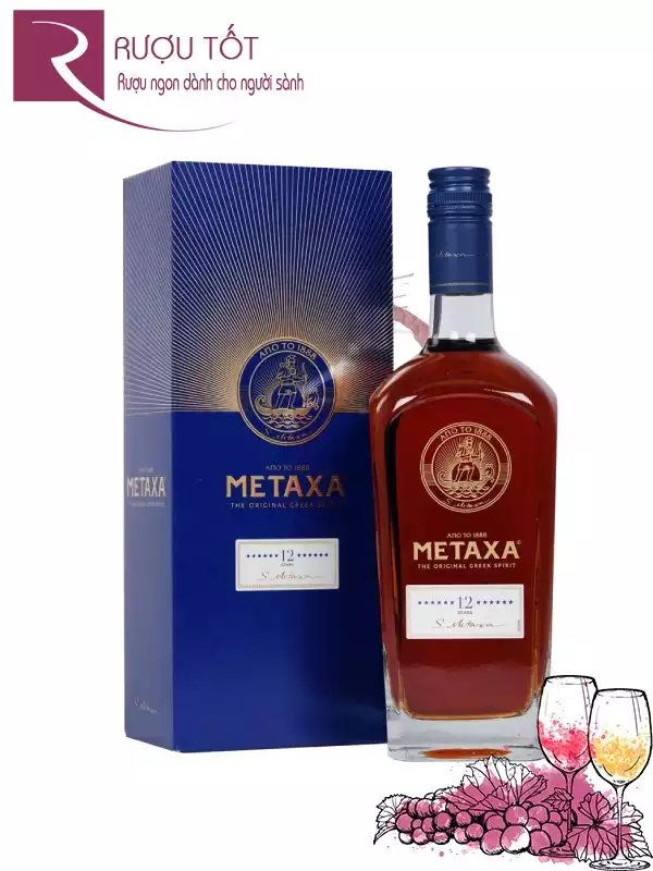 Rượu Metaxa 12 sao 700ml