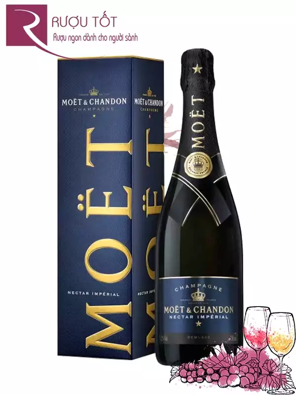 Rượu Champagne Moet & Chandon Nectar Imperial