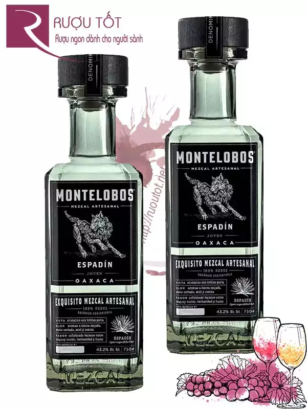 Rượu Montelobos Espadin Mezcal