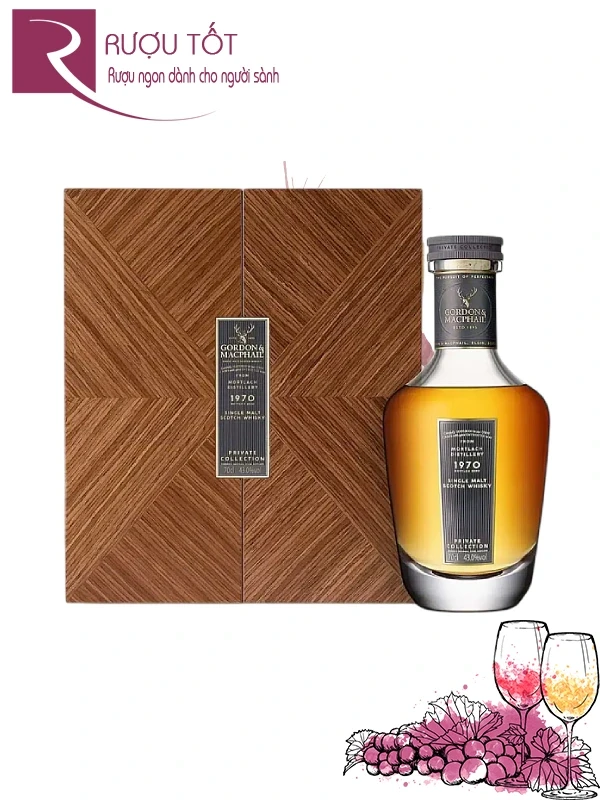 Rượu Mortlach 1970 43% 700ml Scotland