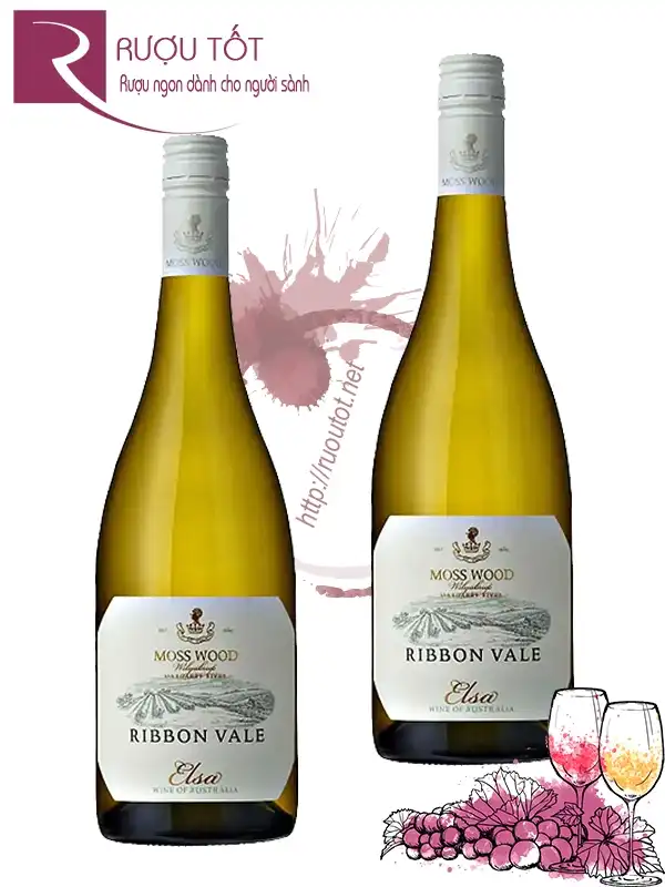 Vang trắng Moss Wood Elsa Ribbon Vale Vineyard
