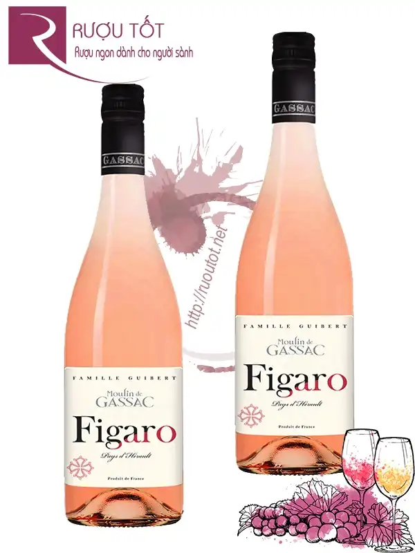 Rượu Vang Moulin De Gassac Figaro Rose