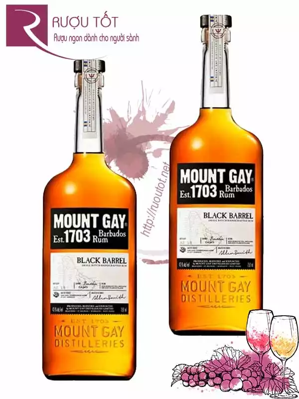 Rượu Mount Gay Black Barrel 700ml