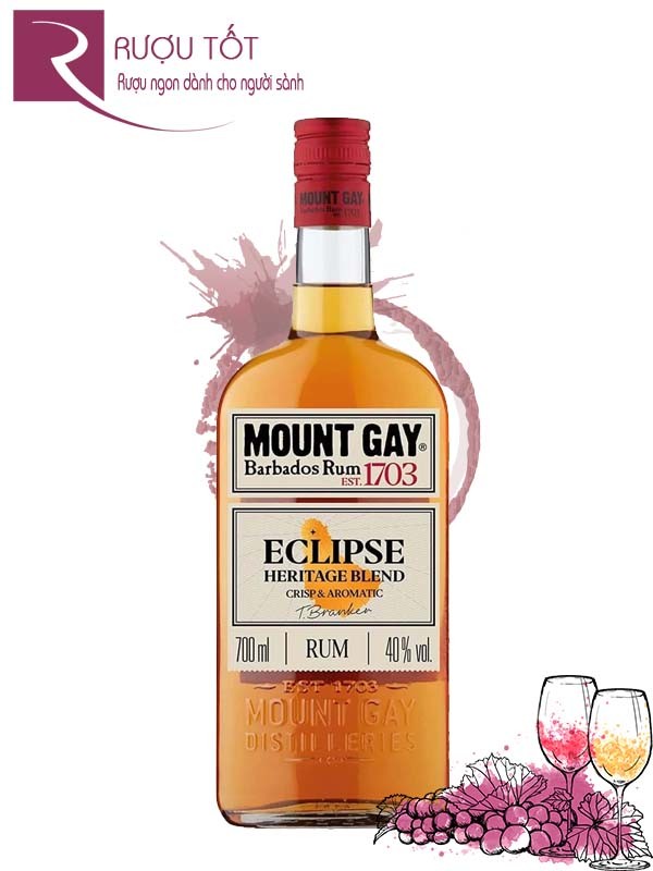 Rượu Rum Mount Gay Eclipse 700ml