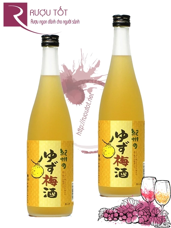 Rượu Nakano Yuzu Umeshu - Vị Chanh Nhật