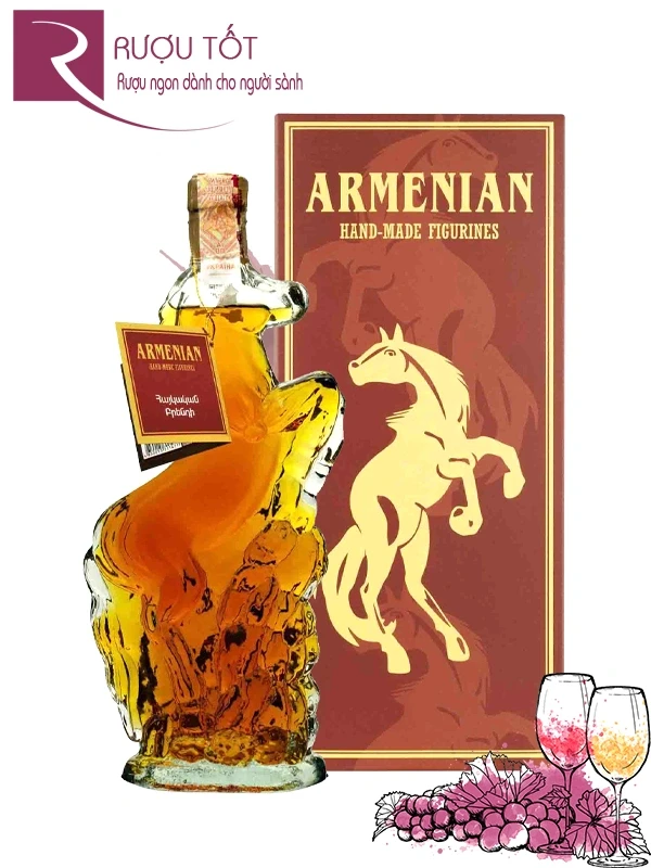 Rượu Linh Vật Ngựa Armenian Cognac Nga 500ml