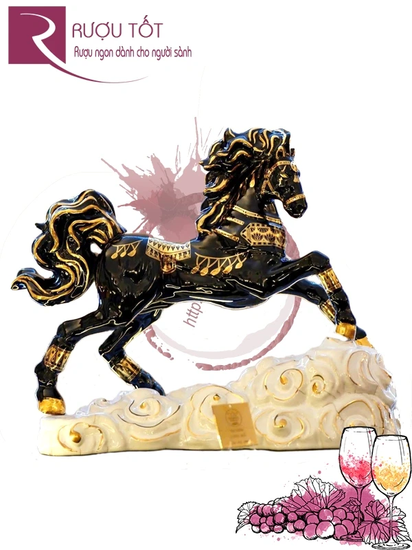 Rượu Ngựa Sứ Super Vip Doha Royal Darius XO - Long Mã
