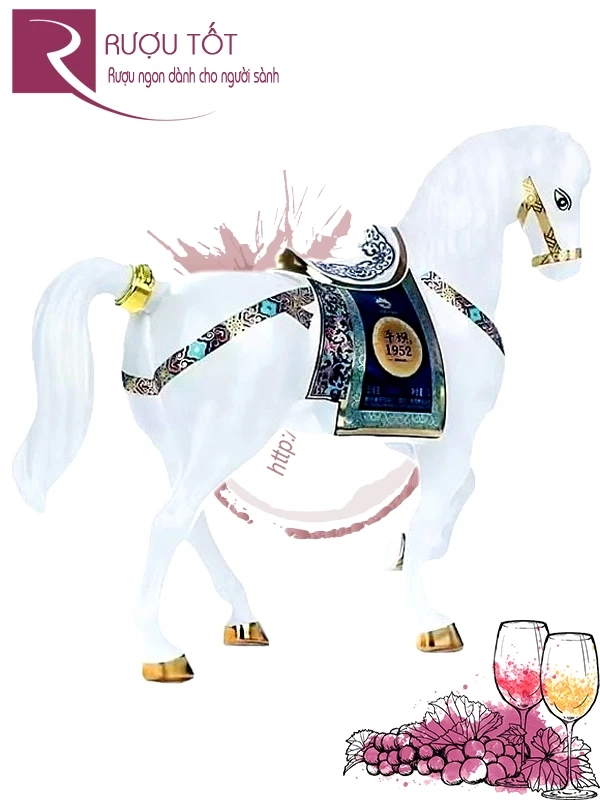Rượu Ngựa Sứ Quý Châu 1952 - Ngựa Sứ Trung Quốc