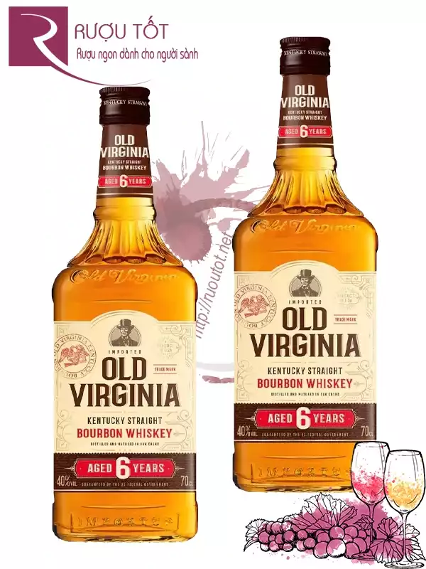 Rượu Old Virginia 6 Years Bourbon Whisky