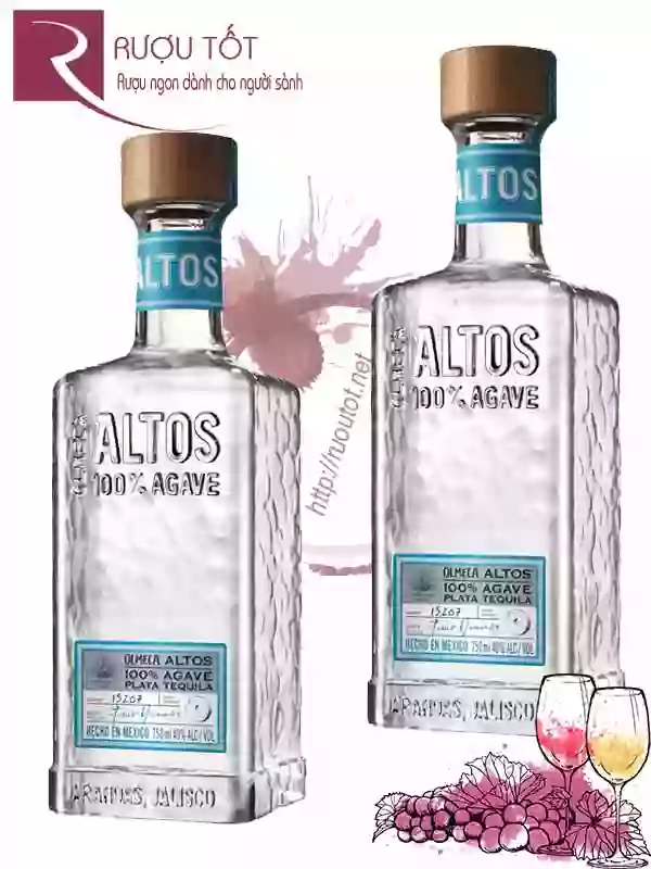 Rượu Tequila Olmeca Altos Plata 700ml