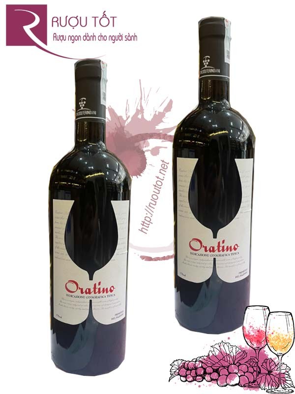 Rượu vang Oratino Primitivo IGT 17%