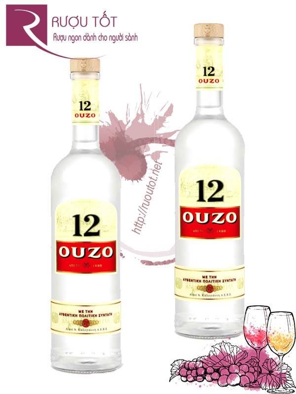 Rượu Ouzo 12 Liqueur 700ml