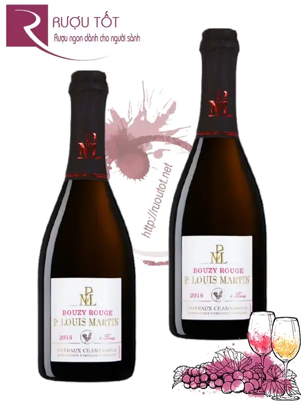 Rượu P. Louis Martin Bouzy Rouge Côteaux Champenois 12% 750ml