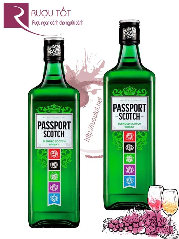 Rượu Passport Scotch 1l
