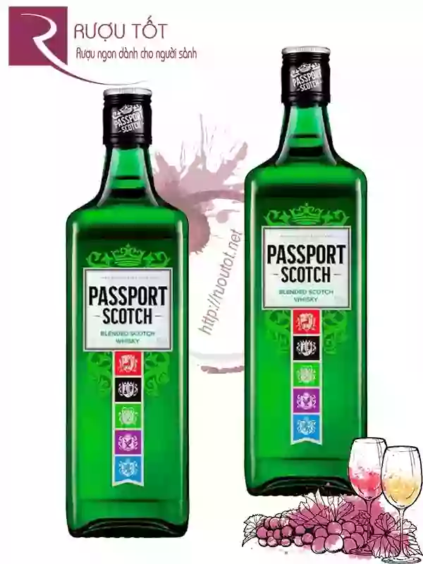 Rượu Passport Scotch 1l