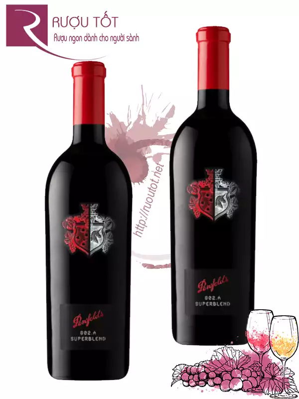 Rượu vang Penfolds 802A Superblend