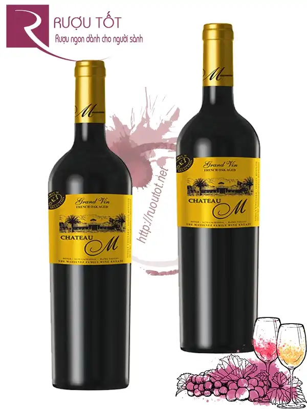 Rượu Vang Chateau M Grand Vin Gold Label