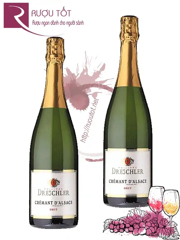 Vang nổ Philippe Dreschler Cremant d’Alsace 12%