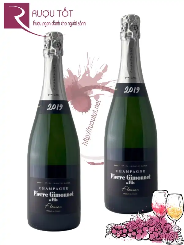 Rượu Pierre Gimonnet Brut Fleuron 12.5%