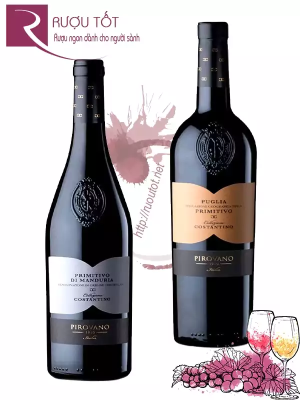 Rượu vang Pirovano Collezione Costantino Primitivo IGT
