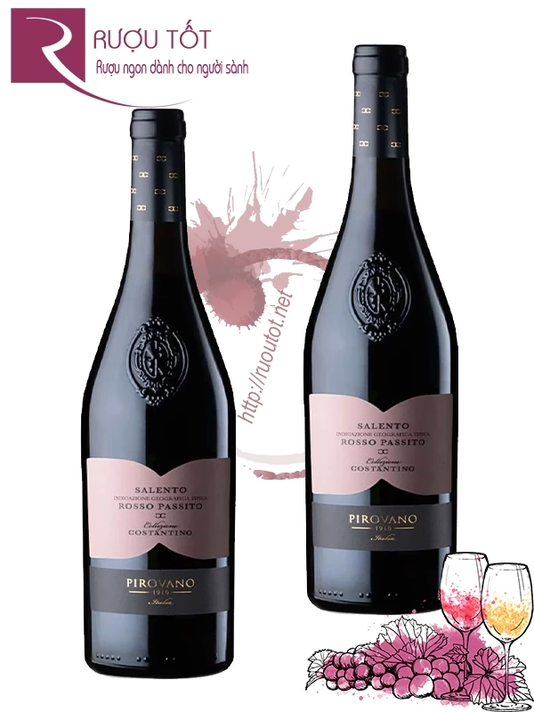 Rượu Pirovano Collezione Costantino Salento Rosso Passito IGT