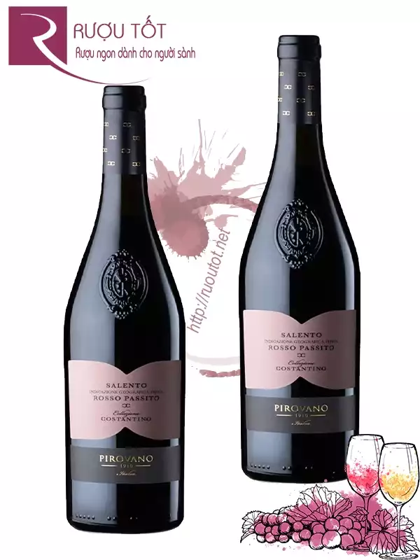 Rượu Pirovano Collezione Costantino Salento Rosso Passito IGT