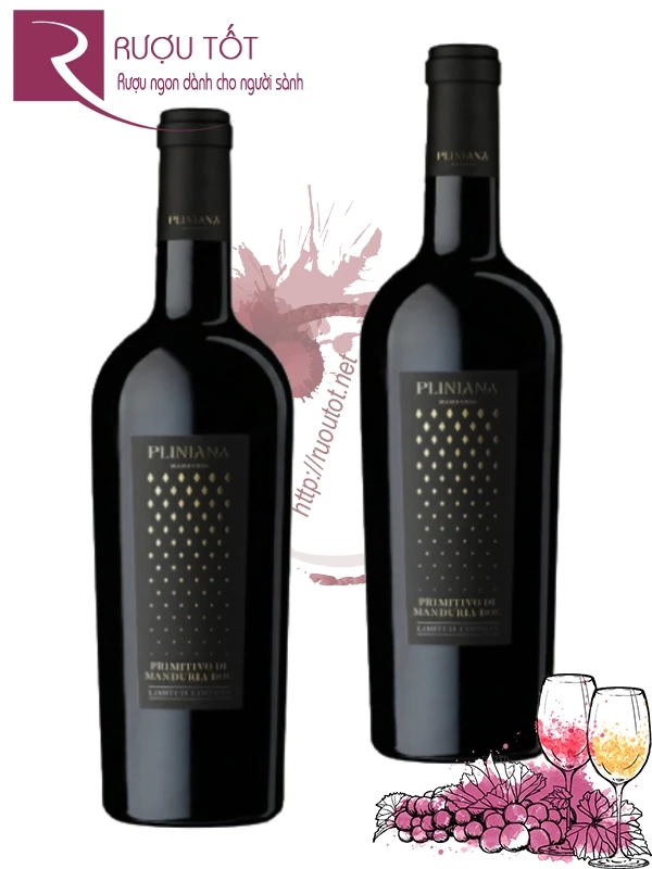 Rượu Vang Ý Pliniana Primitivo di Manduria DOC Limited Edition