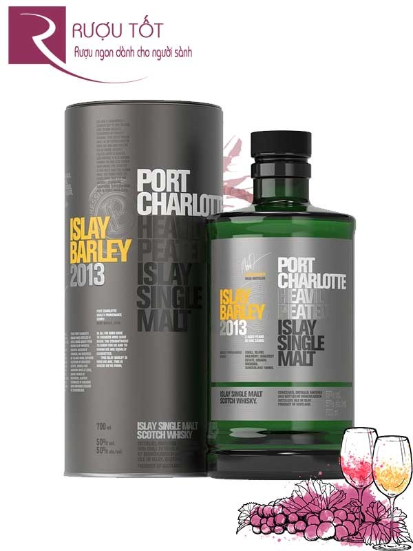 Rượu Port Charlotte Islay Barley 700ml