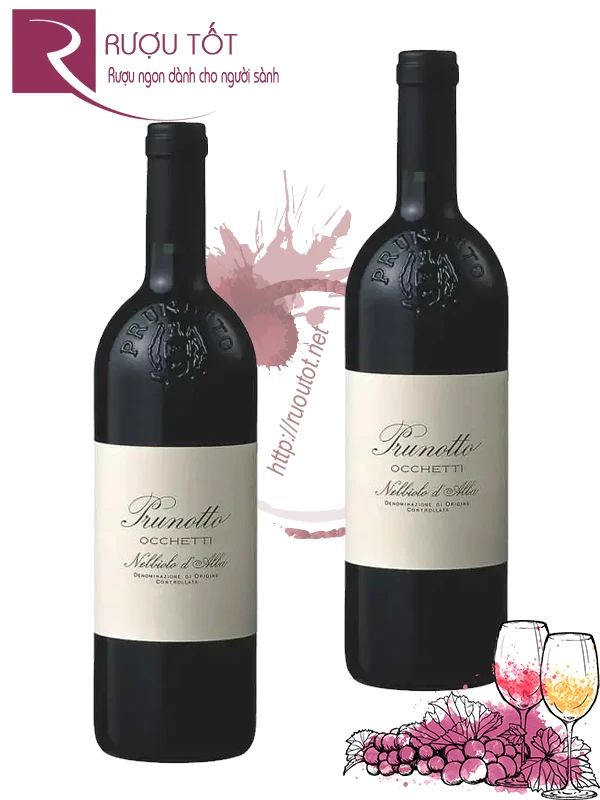 Rượu Prunotto Occhetti Nebbiolo d'Alba