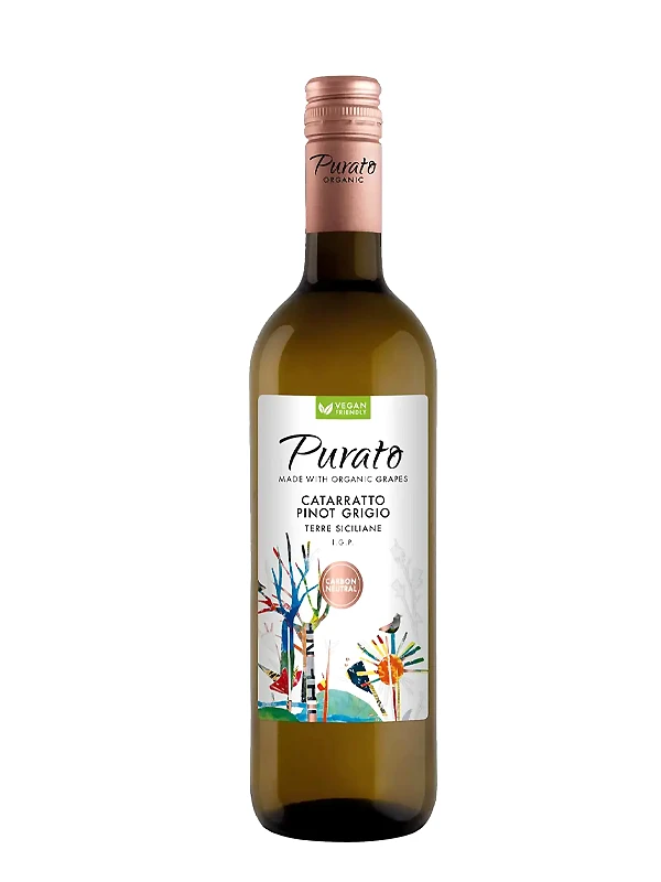 Rượu Purato Catarratto Pinot Grigio Organic 12,5% 750ml