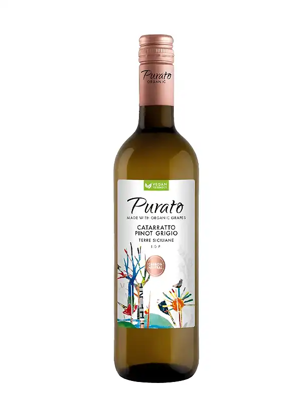 Rượu Purato Catarratto Pinot Grigio Organic 12,5% 750ml