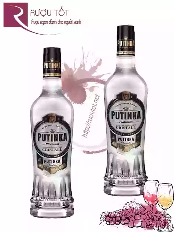 Rượu Putinka Vodka Platinum