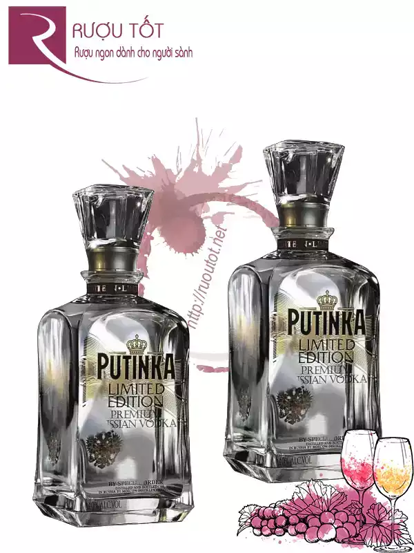 Rượu Putinka Vuông Limited Edition 750ml