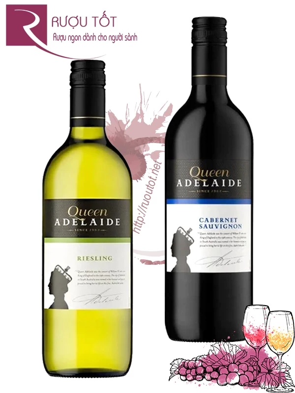 Rượu vang Queen Adelaide Red - White