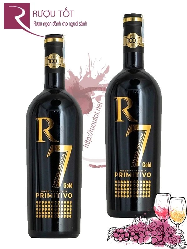 Vang đỏ R7 Gold Primitivo Limited Edition 100 điểm
