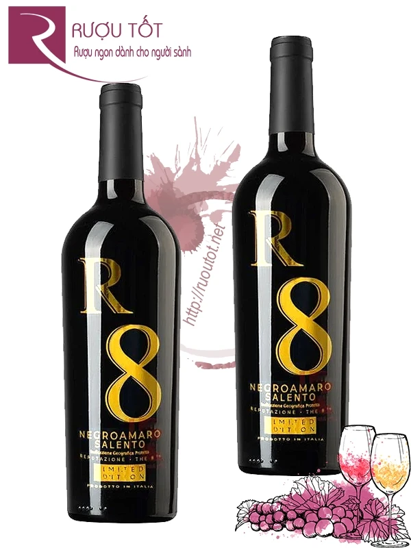 Rượu Vang R8 Limited Edition chai 750ml nồng độ 17% Thượng hạng